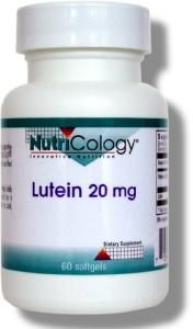 Lutein (20 mg 60 softgels) NutriCology