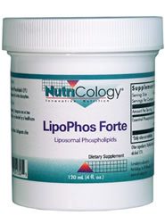 LipoPhos Forte, Liposomal Phospholipids (120 mL 4 fl oz) NutriCology