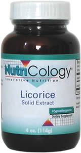 Licorice Solid Extract (4 oz) NutriCology