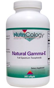 Natural Gamma-E, Full Spectrum Tocopherols (300 softgels) NutriCology