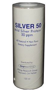 Silver 50, Mild Silver Protein (4 oz) NutriCology