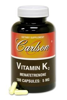 Vitamin K2 | Menatetrenone (5 mg 180 Capsule) Carlson Labs