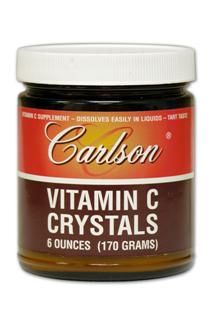 Vitamin C Crystals 6 oz(175 powder) Carlson Labs