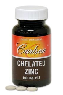 Chelated Zinc 30mg (100 tablets) Carlson Labs