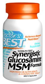 Synergistic Glucosamine & MSM Formula (180 capsules) Doctor's Best