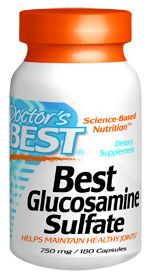 Best Glucosamine Sulfate (750 mg 180 capsules) Doctor's Best