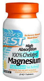 High Absorption Magnesium (100 mg elemental 240 tablets) Doctor's Best