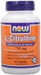 L-Citrulline 750 mg (90 Caps) NOW Foods