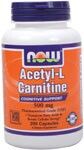Acetyl-L Carnitine 500 mg (200 Caps) NOW Foods
