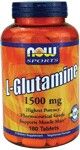 L-Glutamine 1500 mg (180 Tabs) NOW Foods