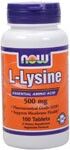 L-Lysine 500 mg (100 Tabs) NOW Foods
