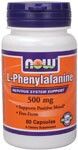 L-Phenylalanine 500 mg (60 Caps) NOW Foods
