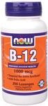 Vitamin B-12 with Folic Acid (250 Chewable Lozenges) NOW Foods