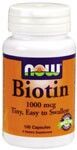Biotin 1000 mcg (100 Caps) NOW Foods