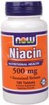 Niacin 500mg (100 Tablets) NOW Foods