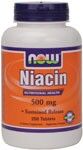 Niacin 500 mg (250 Tabs) NOW Foods