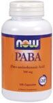 PABA 500mg (Para-aminobenzoic Acid) (100 Caps) NOW Foods