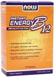 Instant Energy B-12 (2,000 mcg 75 Packets) NOW Foods