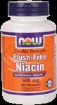 Flush-Free Niacin 500 mg (90 vcaps) NOW Foods