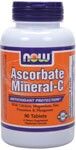 Ascorbate-C Minerals ( 90 tabs) NOW Foods