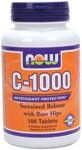 C-1000 Sustained Release with Rosehips (100 tabs) NOW Foods