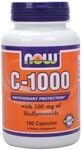 Vitamin C-1000 with Bioflavonoids (100 Caps) NOW Foods
