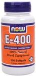 Vitamin E-400 IU Mixed Tocopherols (100 Softgels) NOW Foods