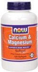 Calcium & Magnesium (120 Softgels) NOW Foods