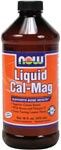 Liquid Cal-Mag Lemon Flavored (16 oz.) NOW Foods