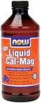 Liquid Cal-Mag Blueberry (16 oz.) NOW Foods
