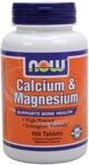 Calcium & Magnesium (100 tabs) NOW Foods