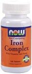 Iron Complex  Vegetarian (100 Tablets) NOW Foods