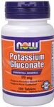 Potassium Gluconate 99 mg Vegetarian (100 tabs) NOW Foods