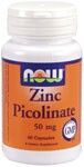 Zinc Picolinate 50 mg (60 Caps) NOW Foods