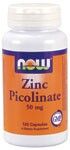 Zinc Picolinate 50 mg (120 Caps) NOW Foods