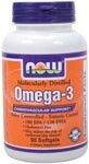 Moleculary Distilled Omega-3 1000 mg (90 Softgels) NOW Foods