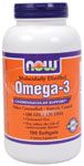 Omega-3 (180 Softgels) NOW Foods