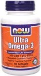 Ultra Omega-3 (90 Enteric Coated Softgels) NOW Foods