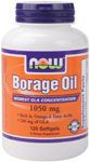 Borage Oil (120 softgels 1000  mg) NOW Foods