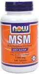 MSM 1500 mg (100 tabs) NOW Foods
