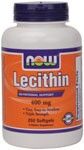 Lecithin Tiny 400 mg (250 Softgels) NOW Foods