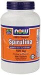 Spirulina 500 mg 100% Natural (500 tabs) NOW Foods