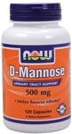 D-Mannose 500 mg (120 Caps) NOW Foods