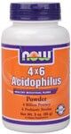 Acidophilus 4 X 6  10 Billion (3 oz) NOW Foods