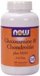 Glucosamine & Chondroitin with MSM (180 Caps) NOW Foods