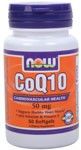 CoQ10 50 mg  (50 Softgels) NOW Foods