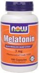 Melatonin 3 mg (180 Caps) NOW Foods