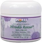 Wrinkle Rescue Moisturizer Cream (2 oz, creme) NOW Foods
