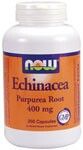 Echinacea 400 mg Purpurea Root (250 Caps) NOW Foods