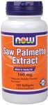 Saw Palmetto Double Strength 160 mg (120 Softgels) NOW Foods